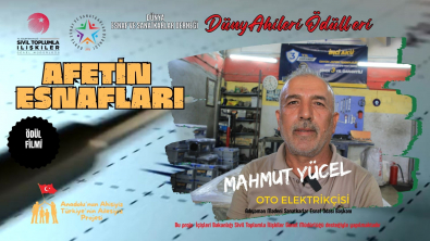 Adıyaman’da “Afetin Esnafı” Ödülü Mahmut Yücel’e: “Biz Ona Deprem Değil, Kıyamet Diyoruz”